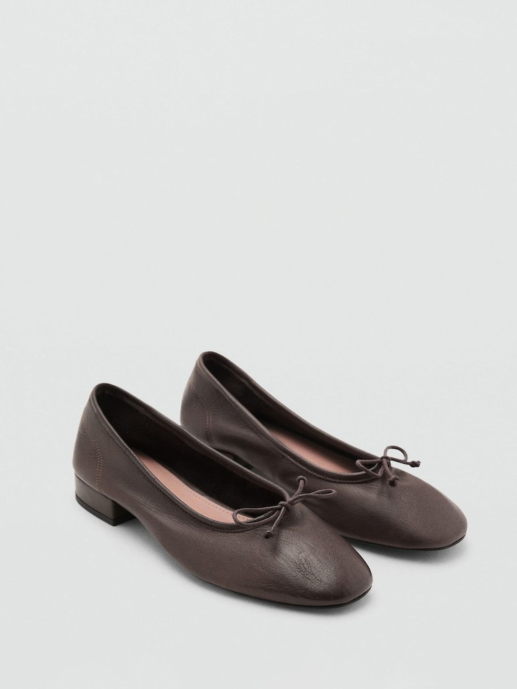 Mango Brown Baila Shoes - Image 2 of 3 Mango Brown Baila Shoes - Image 2 of 3