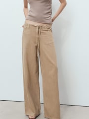 Mango Brown Mery Trousers - Image 4 of 6