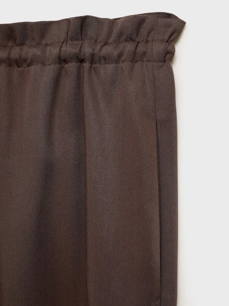 Mango Brown Cel Trousers - Image 5 of 5 Mango Brown Cel Trousers - Image 5 of 5