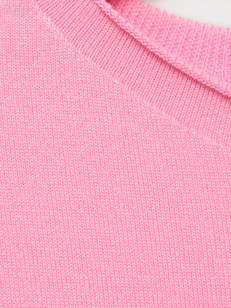 Mango Pink Camin Sweater - Image 6 of 6 Mango Pink Camin Sweater - Image 6 of 6