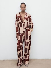 Mango Red Pregnancy Trousers - Image 1 of 7