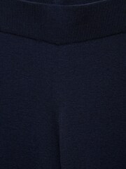 Mango Blue Straight Knitted Trousers - Image 6 of 6