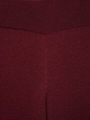 Mango Light Red Straight Knitted Trousers - Image 6 of 6