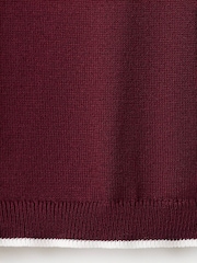 Mango Red Zipper Polo Neck Sweater - Image 4 of 7