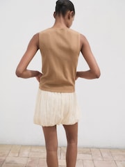 Mango Brown Drop Waistcoat - Image 3 of 7