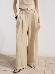 Mango Brown Deia Trousers - Image 4 of 7