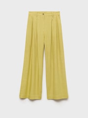 Mango Yellow Luca Trousers - Image 6 of 7