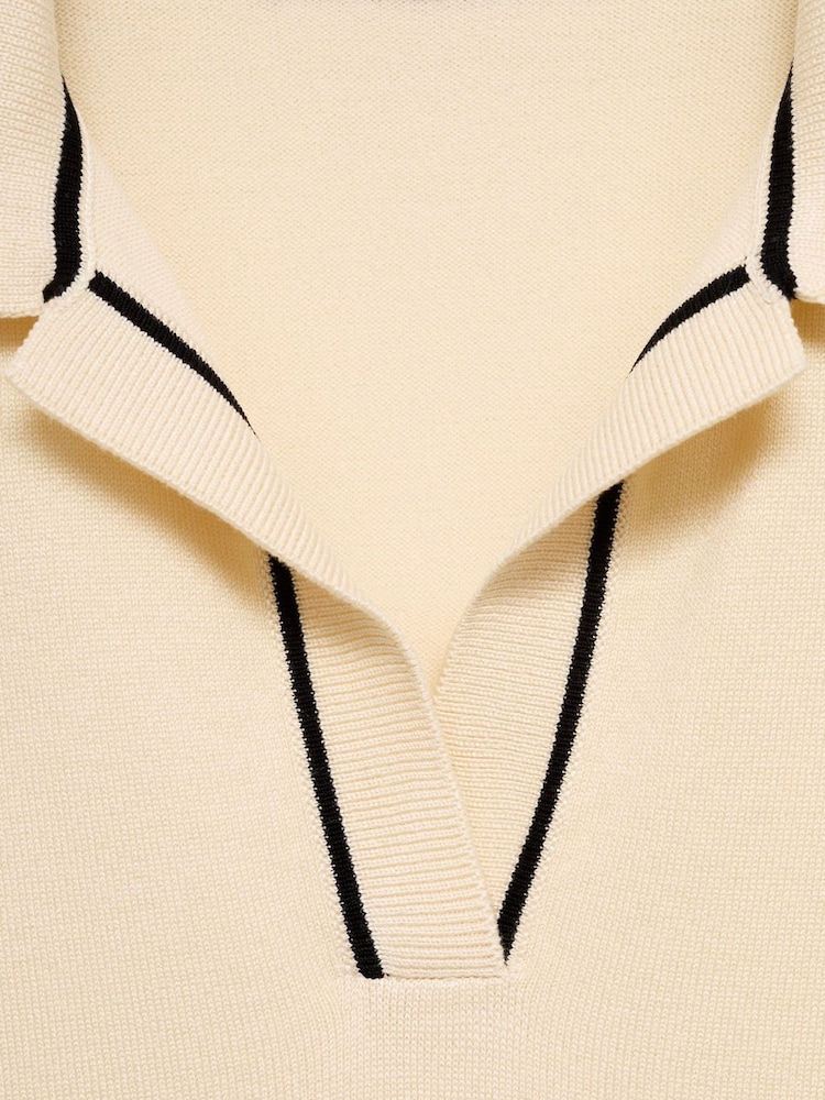 Mango White Vert Sweater - Image 6 of 6 Mango White Vert Sweater - Image 6 of 6