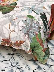 Timorous Beasties Canopy Silver Papua Paradise 220 Thread Count Duvet Cover and Pillowcase Set - Image 3 of 9