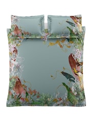Timorous Beasties Canopy Silver Papua Paradise 220 Thread Count Duvet Cover and Pillowcase Set - Image 5 of 9