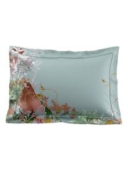 Timorous Beasties Canopy Silver Papua Paradise 220 Thread Count Duvet Cover and Pillowcase Set - Image 8 of 9