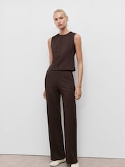 Mango Brown Brin Top - Image 1 of 6