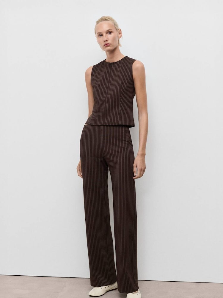 Mango Brown Brin Top - Image 1 of 6