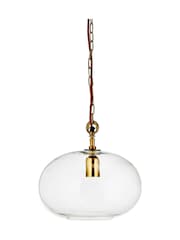 Nkuku Clear Otoro Glass Pendant - Image 2 of 2