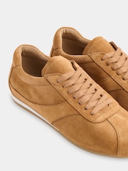 Whistles Brown Soft Suede Unlined Sneakers - Image 3 of 3