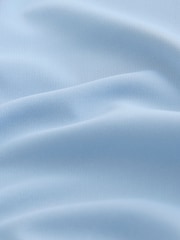 ブルー - ドレープ シンチウエスト ハーフスリーブ トップス - 画像 6 / 7