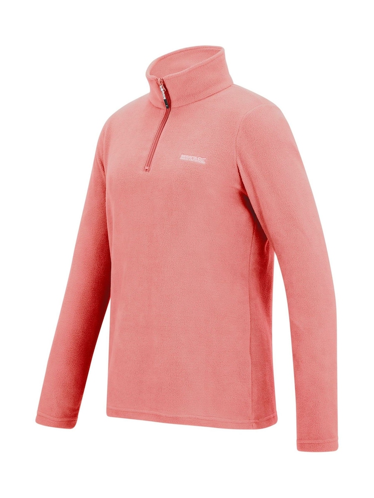 Regatta Light Pink Sweetheart Zip Neck Fleece - Image 7 of 7 Regatta Light Pink Sweetheart Zip Neck Fleece - Image 7 of 7