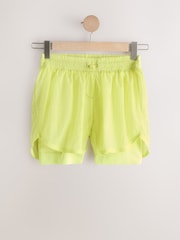 Vert citron - Short de sport Dry Tech taille haute 2-in-1 - Image 5 de 7