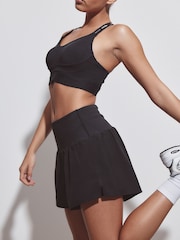 Negro - Soft Waistband Run Shorts - Imagen 2 de 7