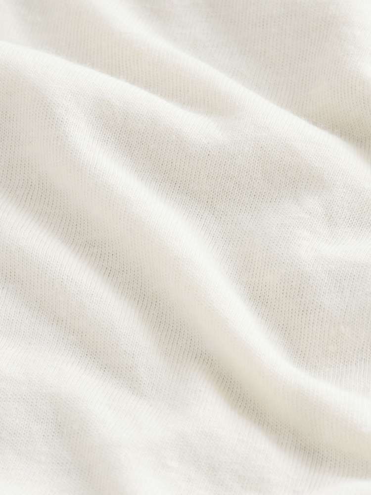 Cream/Navy Lightweight Vests 2 Pack With Linen - Image 5 of 5