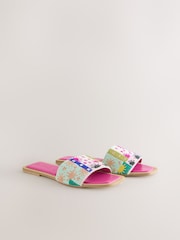 Rose multiple - Mules à bout carré perlé Forever Comfort® - Image 6 de 9