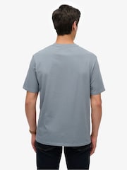 Superdry Blue Vintage Athletic Essential Graphic Print T-Shirt - Image 2 of 3