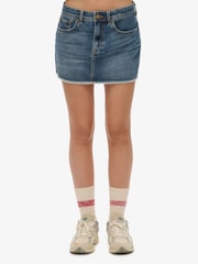 Minissaia Denim Superdry - Imagem 3 de 4