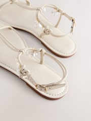 Cuir Blanc os - Sandales Forever Comfort® à détail charmant - Image 9 de 10