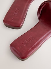 Red Forever Comfort® Buckle Detail Mules - Image 5 of 5
