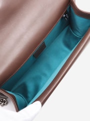 Sign Of The Times Dionysus Velvet Chain Brown Shoulder Bag - Image 6 of 9