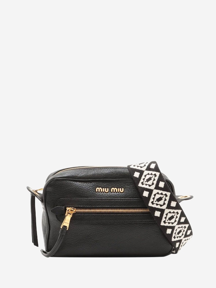 Sign of the Times Leather Black Shoulder Bag - Image 1 of 9