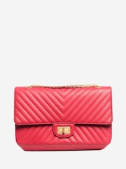 Sign of the Times Pink 2017 Chevron Double Flap Bag - Image 1 of 9
