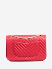 Sign of the Times Pink 2017 Chevron Double Flap Bag - Image 2 of 9