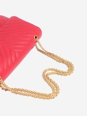 Sign of the Times Pink 2017 Chevron Double Flap Bag - Image 9 of 9