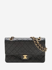 Sign of the Times Medium Vintage 1989 Lambskin Classic Double Flap Black Bag - Image 1 of 9