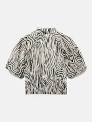 Mint Velvet Green Zebra Print Shirt - Image 7 of 7