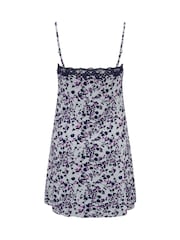 Pour Moi Grey Sofa Loves Lace Hidden Support Soft Jersey Split Chemise - Image 4 of 4