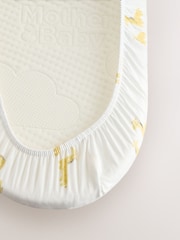 2 Pack White Jungle Cotton Jersey Baby Fitted Sheets - Image 4 of 5