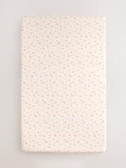 2 Pack Pink Ditsy Jersey Baby Fitted Sheets - Image 17 of 20