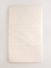 2 Pack Pink Ditsy Jersey Baby Fitted Sheets - Image 19 of 20