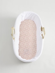 2 Pack Pink Ditsy Jersey Baby Fitted Sheets - Image 2 of 20