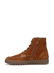 Vionic Brown Regular Fit Uptown Jackson Arch Support Lace Up Boots - Image 2 of 7