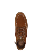 Vionic Brown Regular Fit Uptown Jackson Arch Support Lace Up Boots - Image 6 of 7