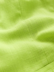 Kijani - Square Neck Waistcoat with Linen - Picha 7 kati ya 8