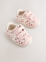 Rosa nyckelpiga - Babyskor med Tryckknäppning (0-24månader) - Bild 1 av 5