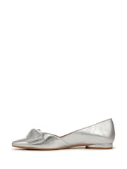 Naturalizer Silver Havana-Bow Wide Fit Ballet Flats - Image 2 of 7