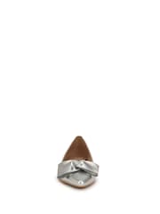 Naturalizer Silver Havana-Bow Wide Fit Ballet Flats - Image 4 of 7