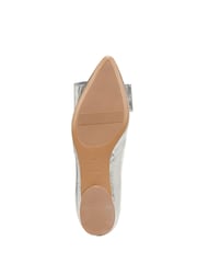 Naturalizer Silver Havana-Bow Wide Fit Ballet Flats - Image 7 of 7