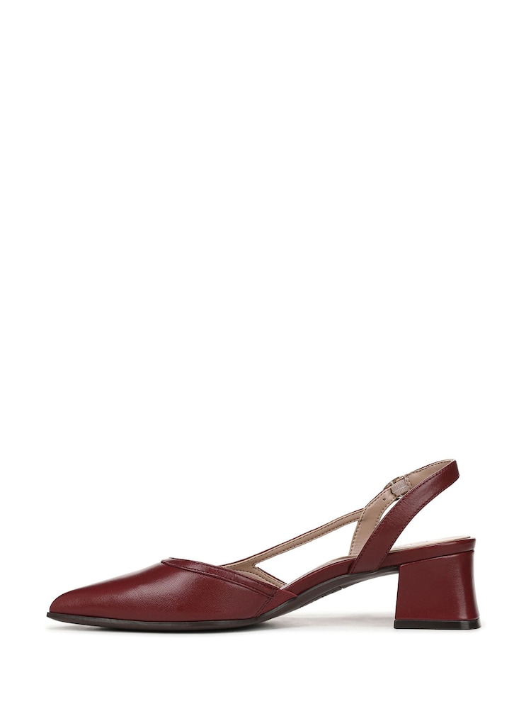 Naturalizer Mila Wide Fit Block Heel Slingback Shoes - Image 2 of 7