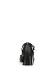 Naturalizer Maddox Wide Fit Ankle Strap Black Shoes - Image 4 of 7